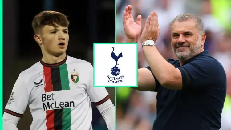 Spurs signed 16-years-old centre forward