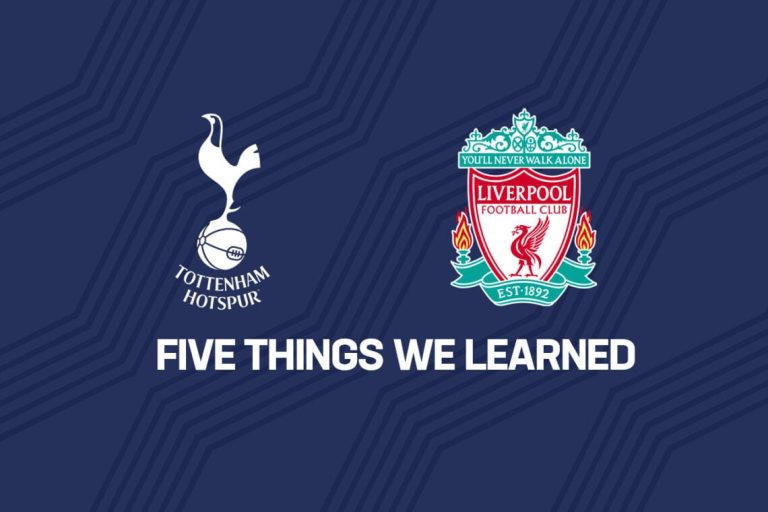 5 things we learned from Tottenham’s 1-0 Carabao Cup win over Liverpool