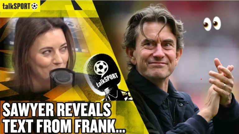 Natalie Sawyer reveals exclusive text message from Thomas Frank amid Tottenham rumours