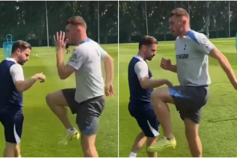 Kulusevski spotted in training as Tottenham star steps up return