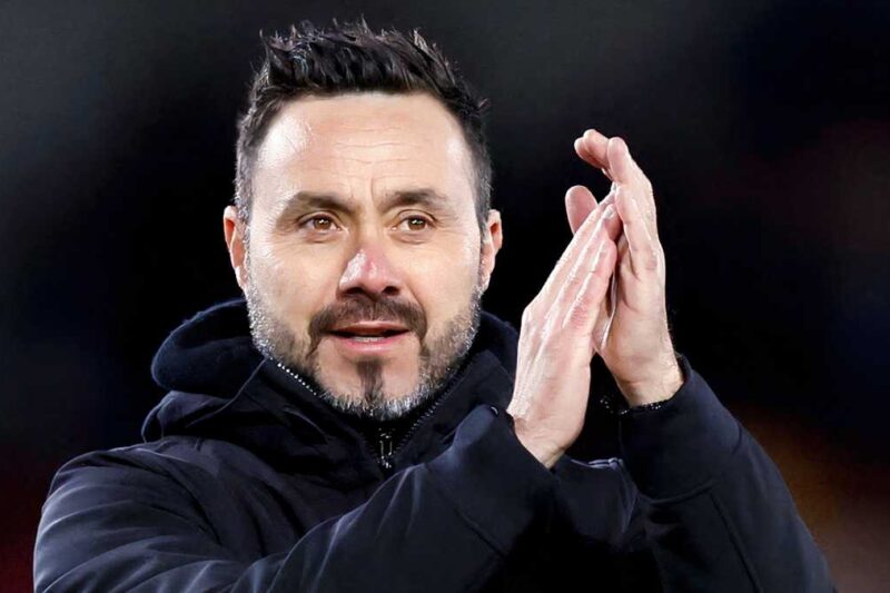 Roberto De Zerbi invites 18-year-old to train with Tottenham first-team to ease injury crisis