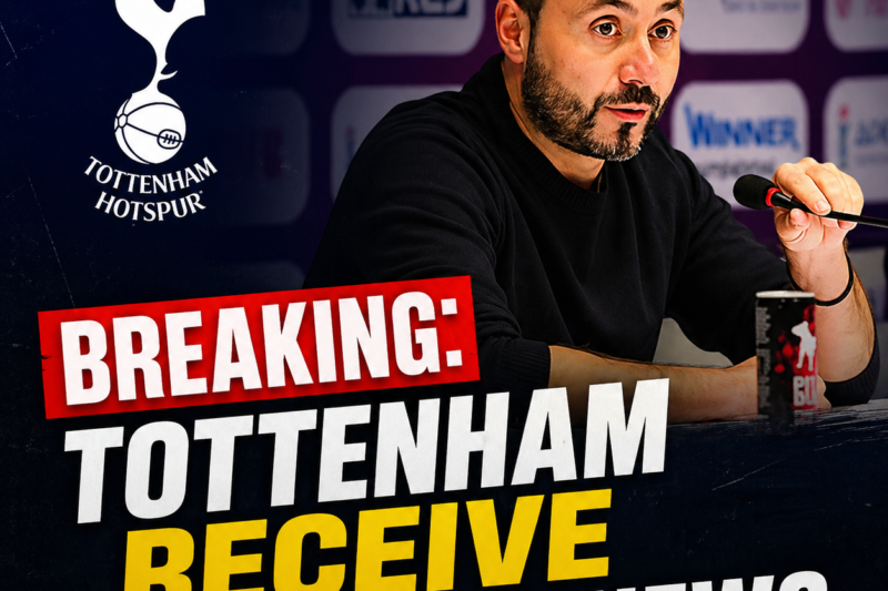 Breaking: Tottenham receive worrying News