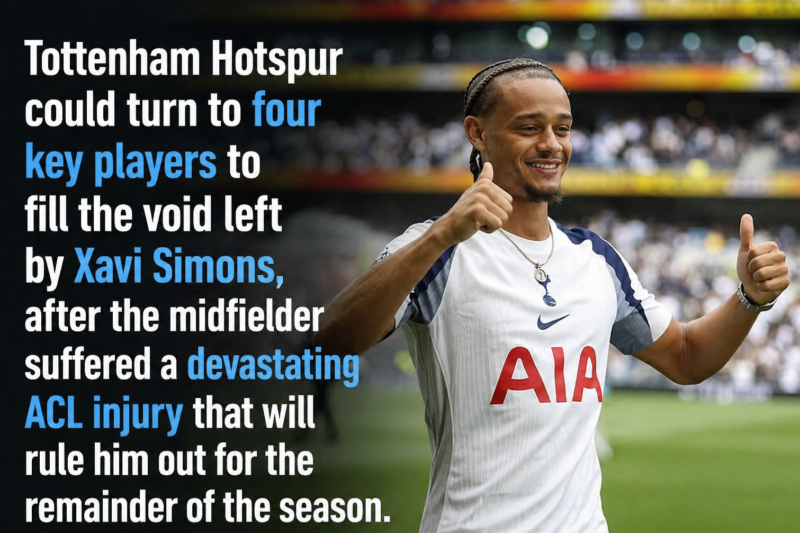 Four Tottenham players set for new ‘special’ role after Xavi Simons injury blow