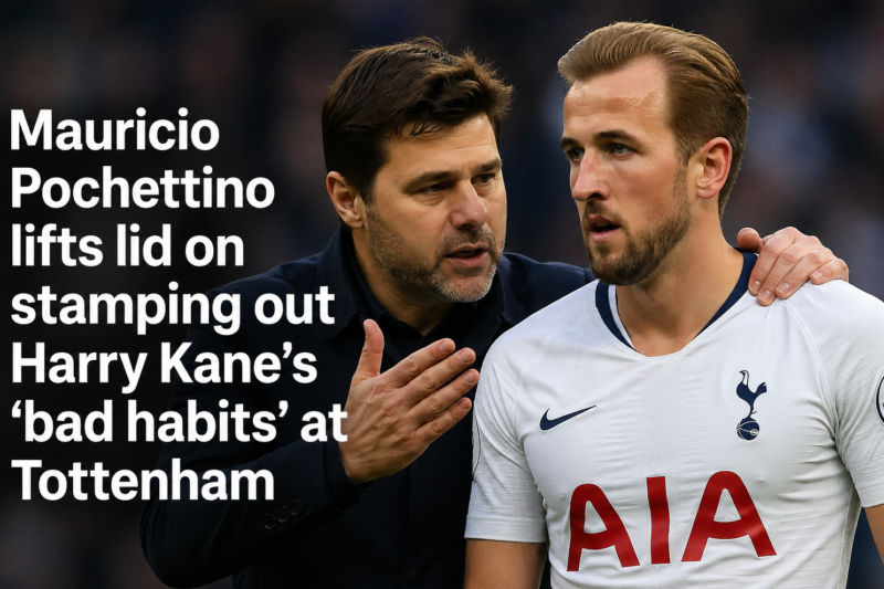 Mauricio Pochettino lifts lid on stamping out Harry Kane’s ‘bad habits’ at Tottenham