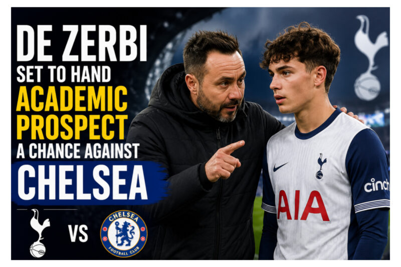 De Zerbi Set to Hand Academic Prospect a Chance Against Chelsea